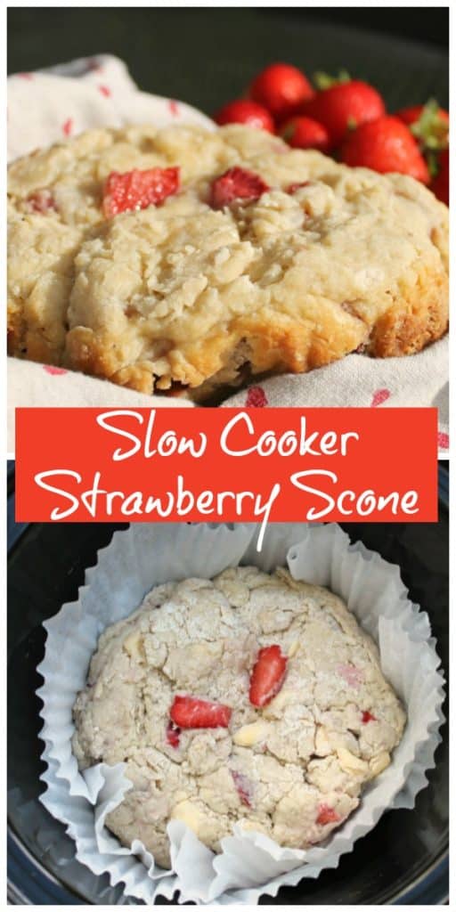 Slow Cooker Strawberry Scone