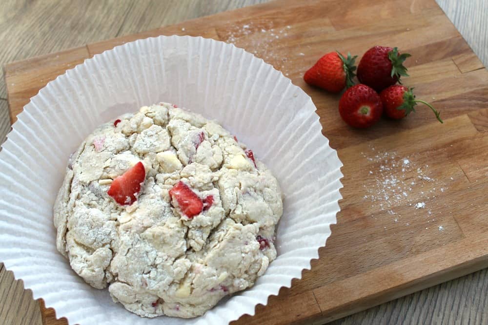 Slow Cooker Strawberry Scone