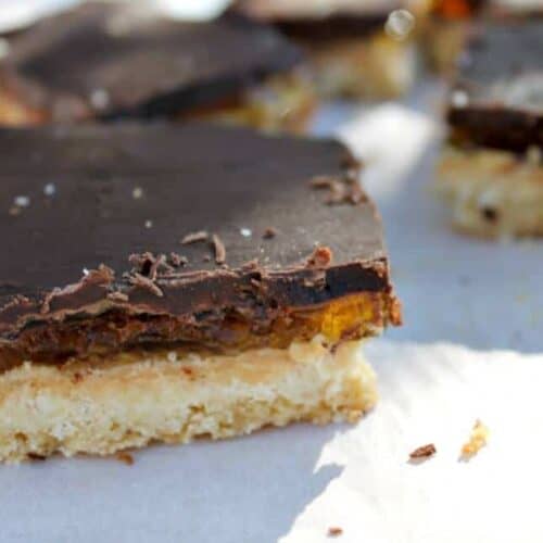 Jaffa Shortbread Slice BakingQueen74