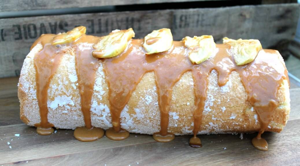 Autumnal Caramel Apple Roulade
