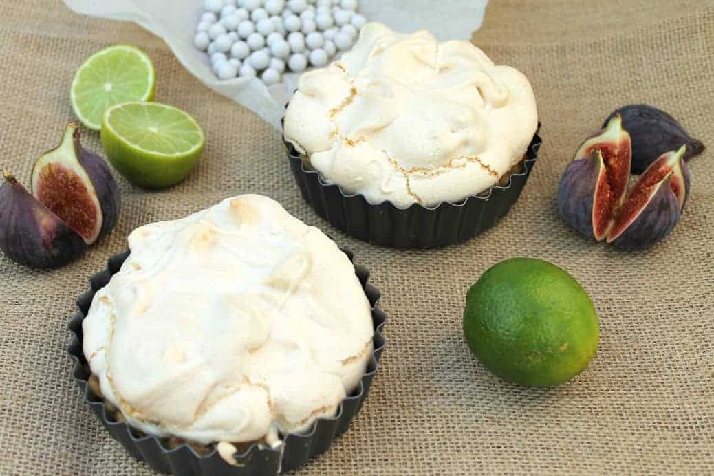 Mini Cherry Lime Meringue Pies