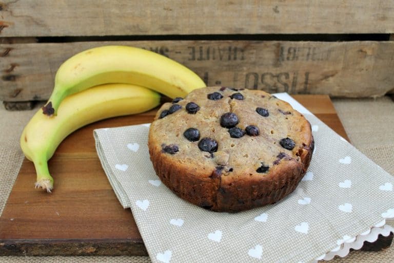 Slow Cooker Blueberry Banana Bread - BakingQueen74