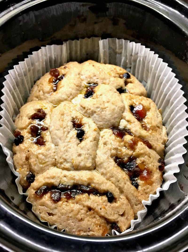 Slow cooker mincemeat swirls