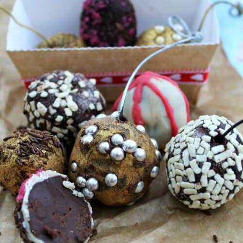 We Bake Chocolate Truffle Christmas Baubles - BakingQueen74