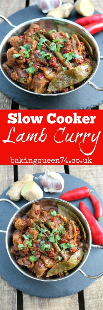 Slow Cooker Lamb Curry #SlowCookedChallenge - BakingQueen74