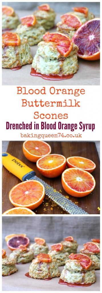 Blood Orange Buttermilk Scones