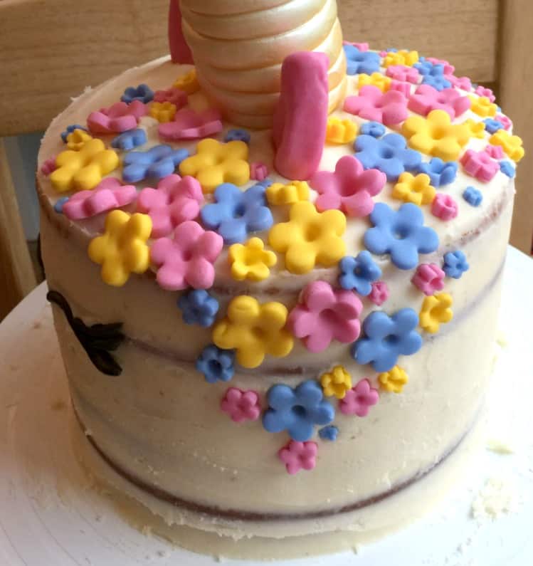 Easy Unicorn Cake - BakingQueen74