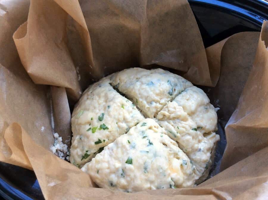 How to Make Slow Cooker Mozzarella and Herb Soda Bread