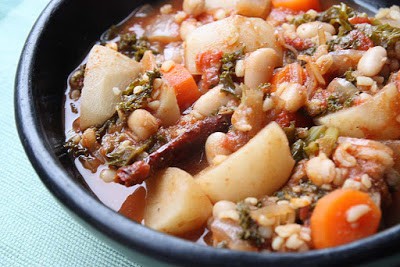 Turnip, kale and white beans stew from Allotment2Kitchen