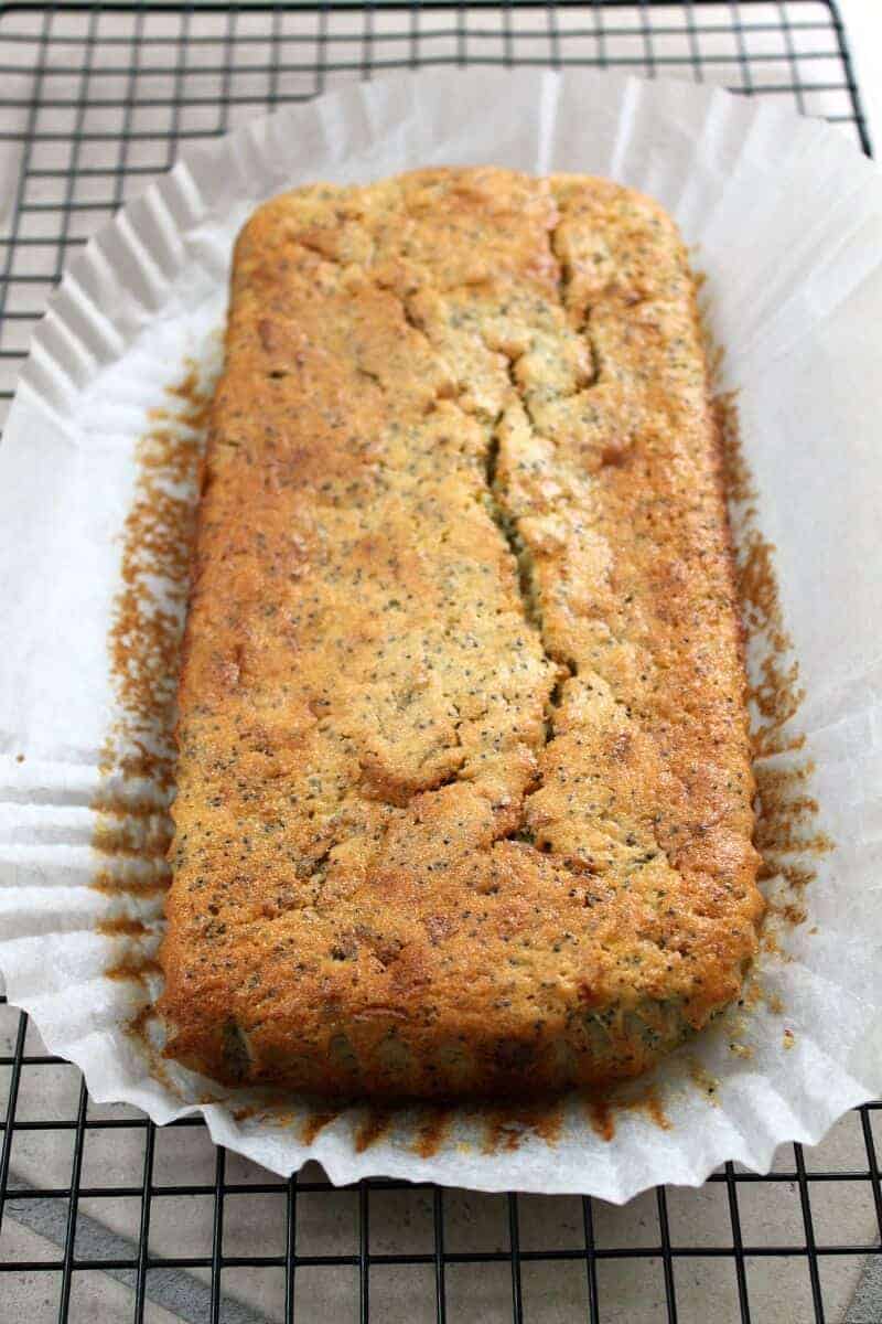 Courgette and poppy seed loaf cake from Veggie Desserts