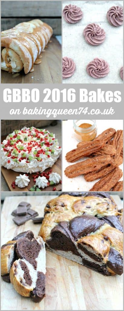 GBBO 2016 bakes on bakingqueen74.co.uk