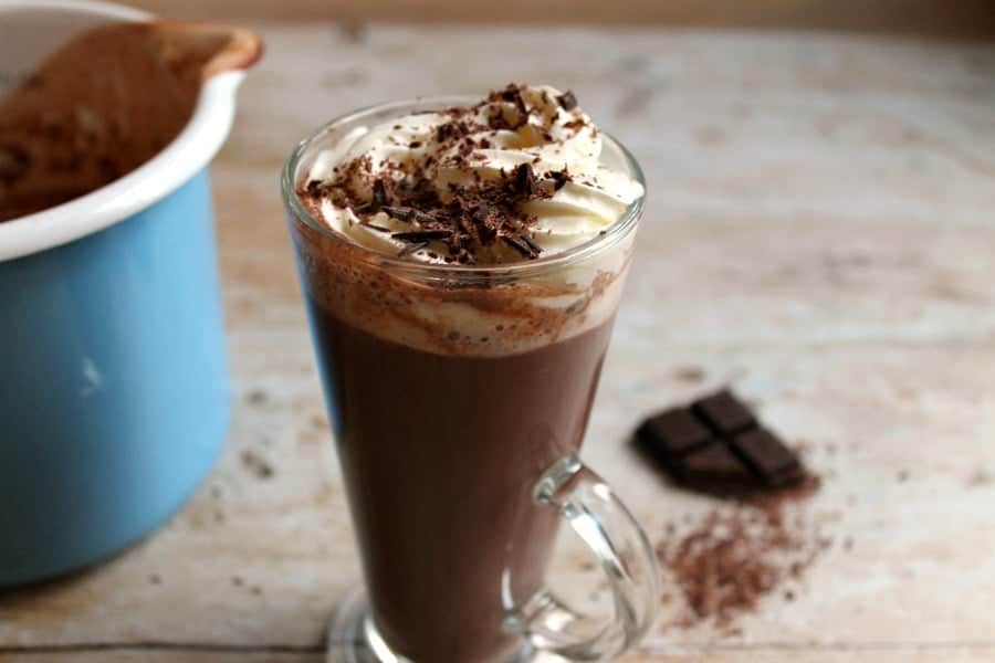 Extra thick and creamy slow cooker hot chocolate 