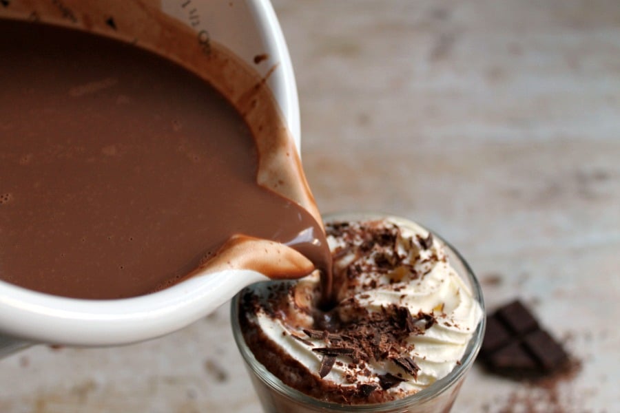 Extra thick and creamy slow cooker hot chocolate 