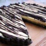 Lime and White Chocolate Tart with Oreo Crust