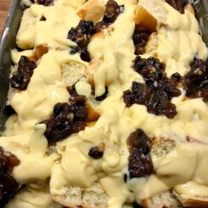 Brioche and Mincemeat Pudding
