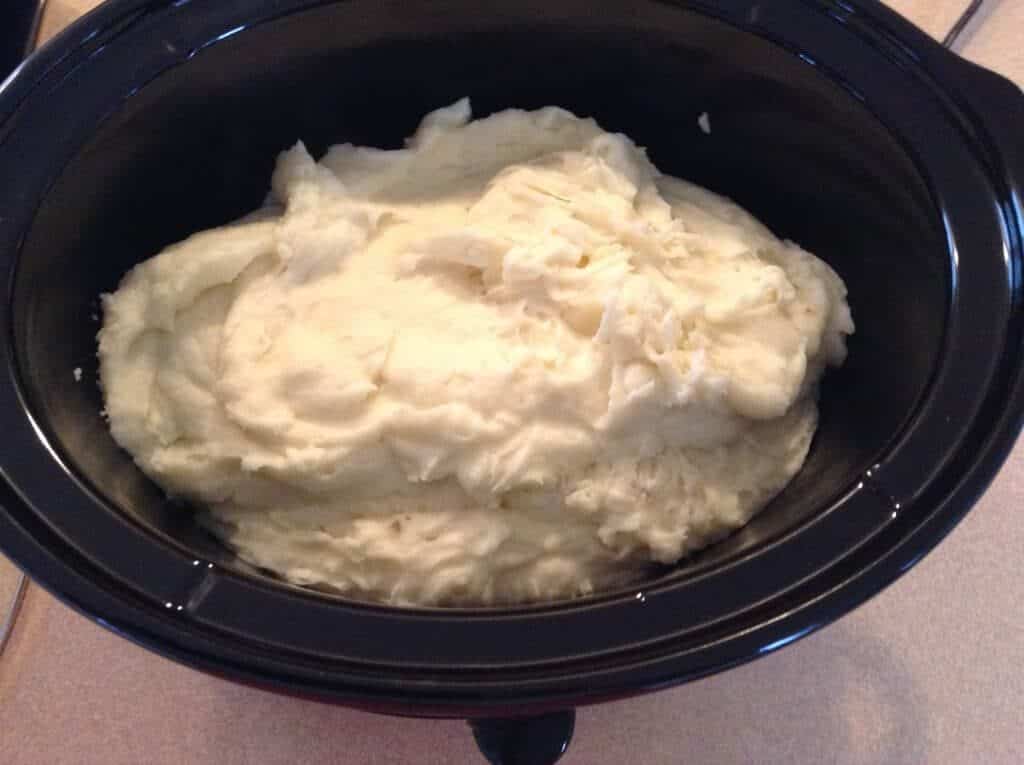 Slow cooker mashed potatoes from Marilyn's Treats