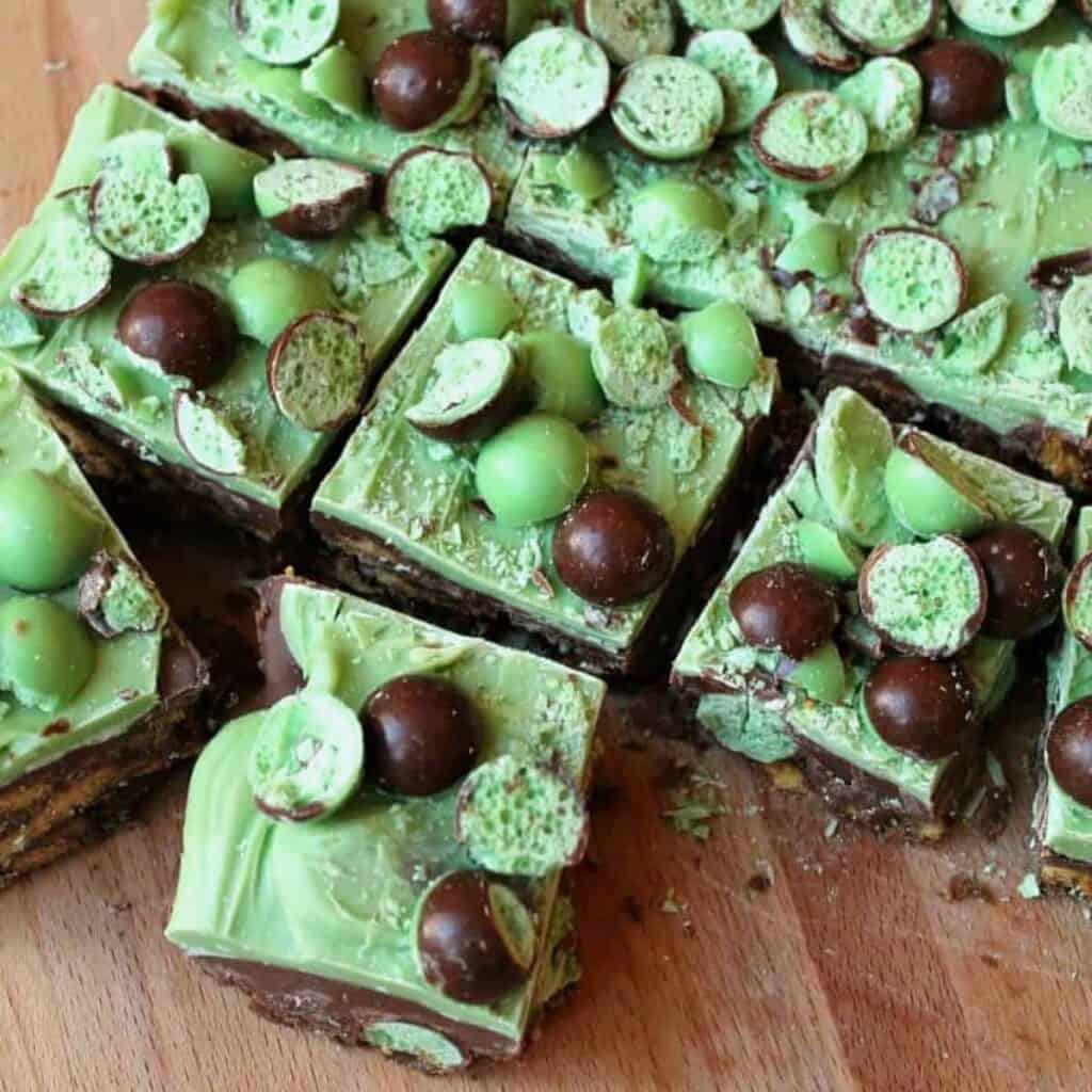 Mint Aero Chocolate Fridge Cake BakingQueen74