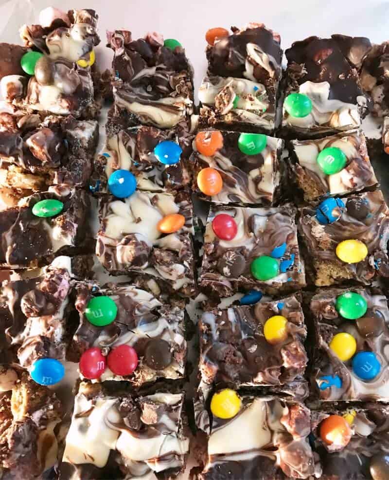 M&M Rocky Road Trail Mix Recipe - The Black Peppercorn