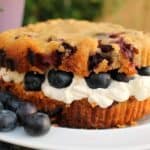 Giant Blueberry Cream Scone