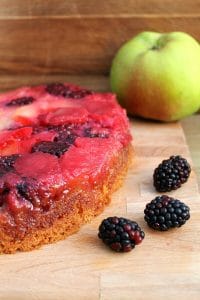 Slow Cooker Blackberry And Apple Cake - BakingQueen74