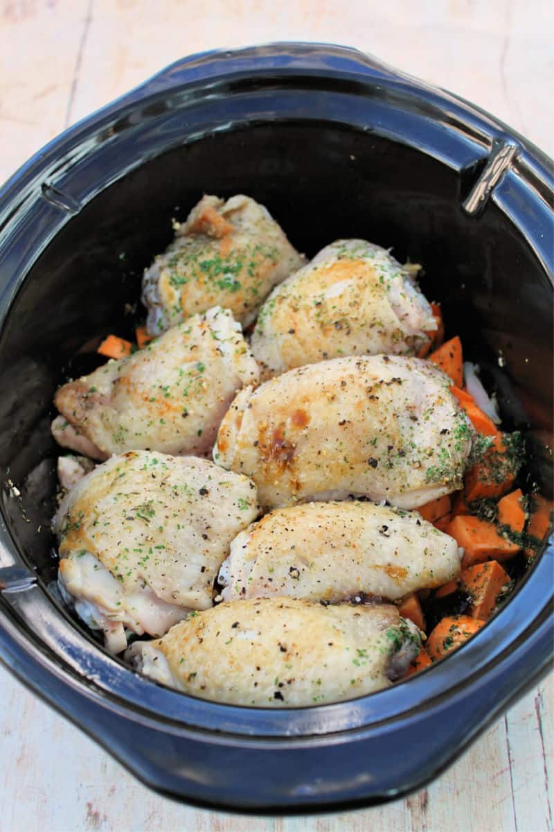 Slow cooker chicken casserole