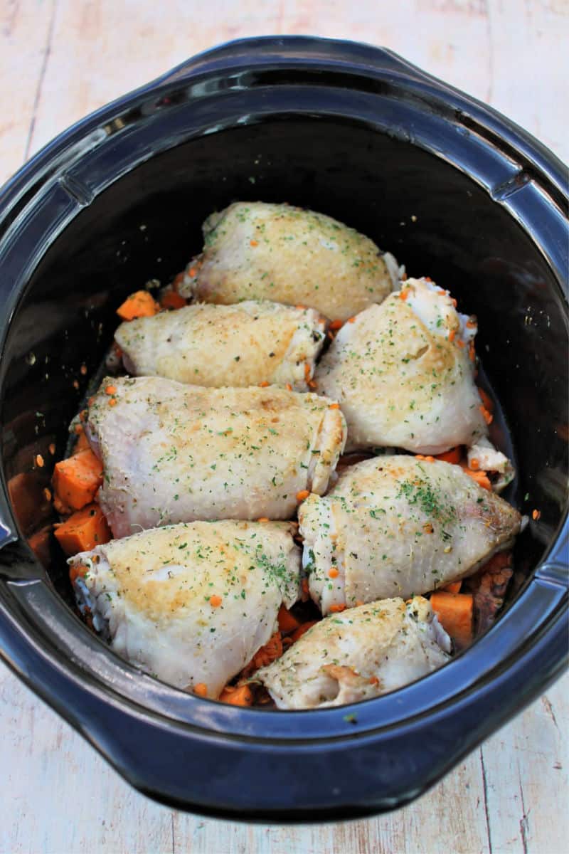 Slow cooker chicken casserole