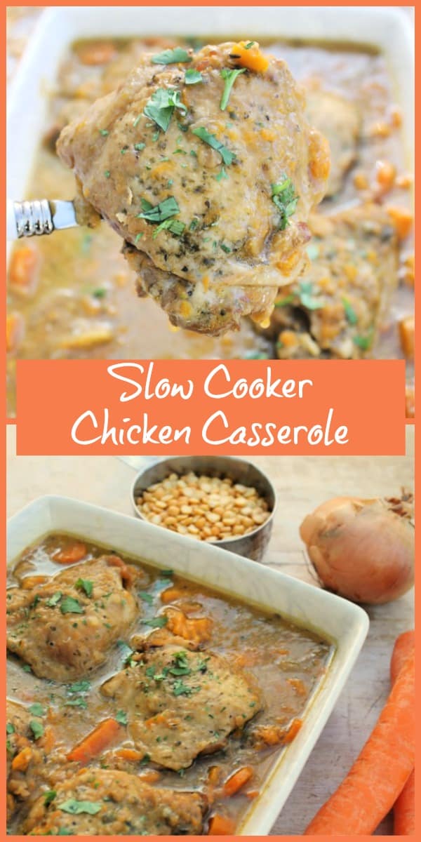 Slow cooker chicken casserole