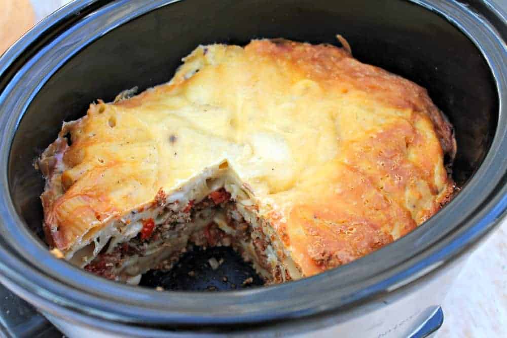 Slow Cooker Pastitsio – a Greek-inspired Dish