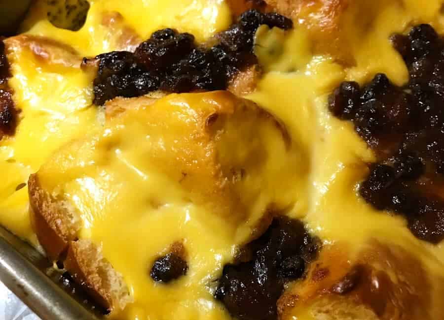 Brioche and Mincemeat Pudding