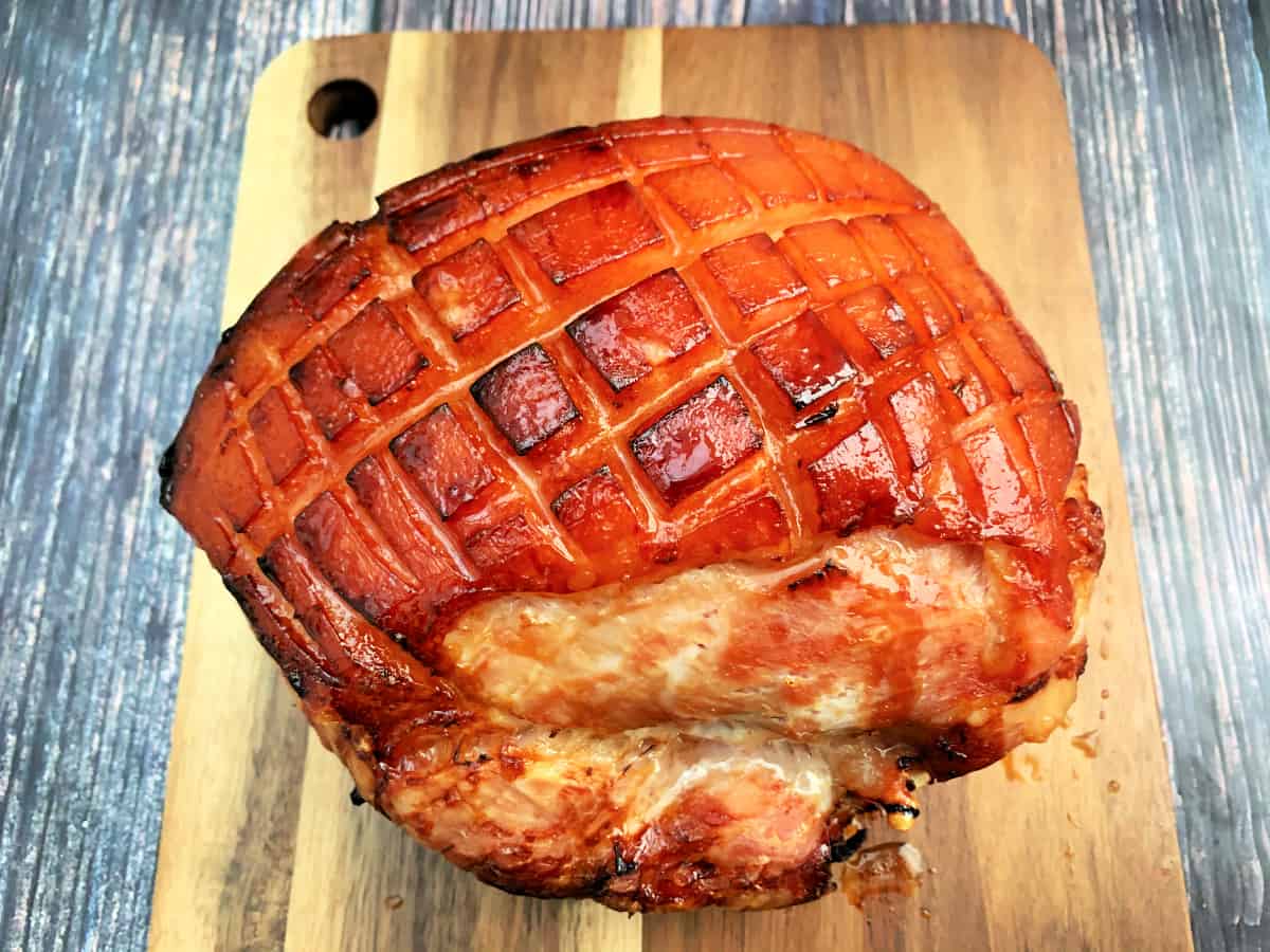 Gammon after cooking.