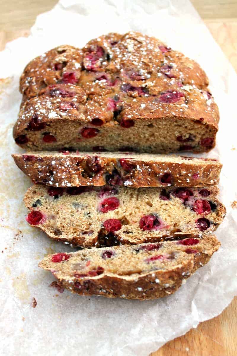 Slow Cooker Cranberry Soda bread