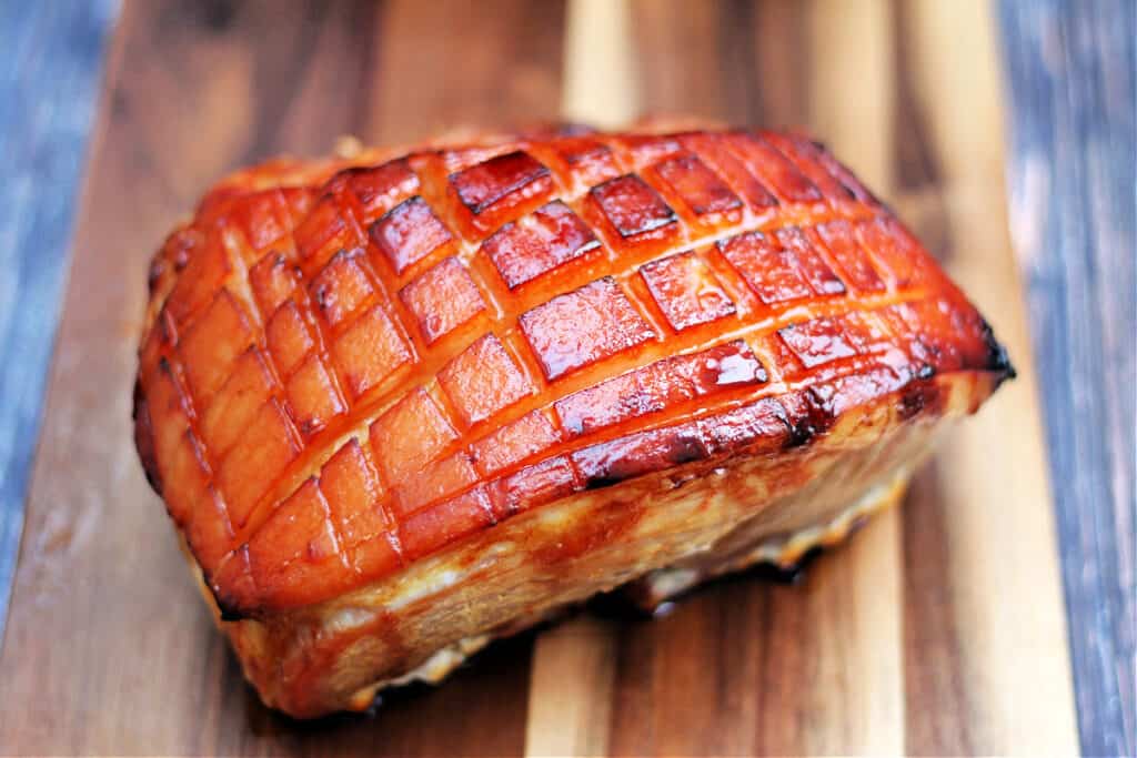 Slow Cooker Gammon Glazed with Maple Syrup BakingQueen74