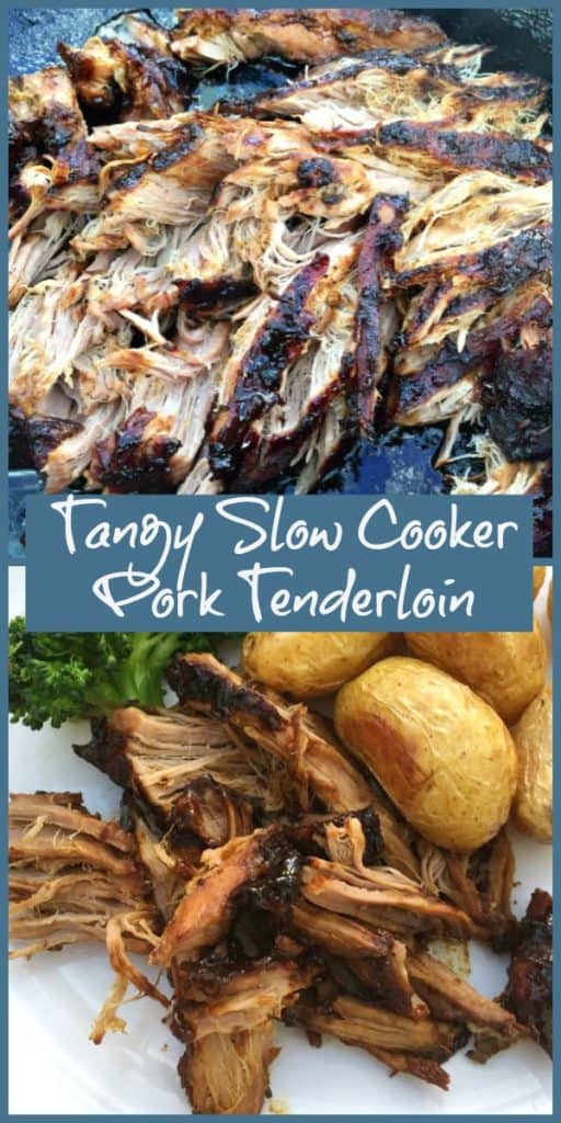 Tangy Slow Cooker Pork Tenderloin