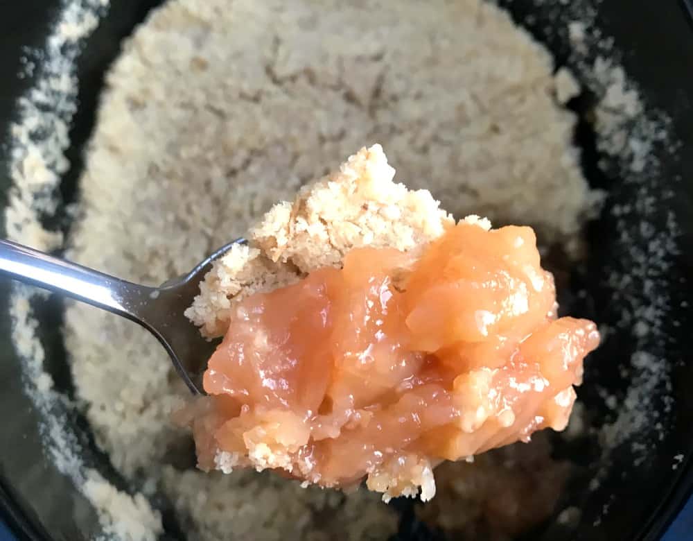 Slow Cooker Apple Crumble
