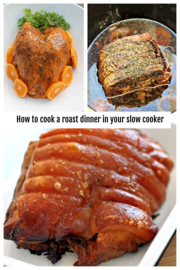 How to cook a roast dinner in your crockpot
