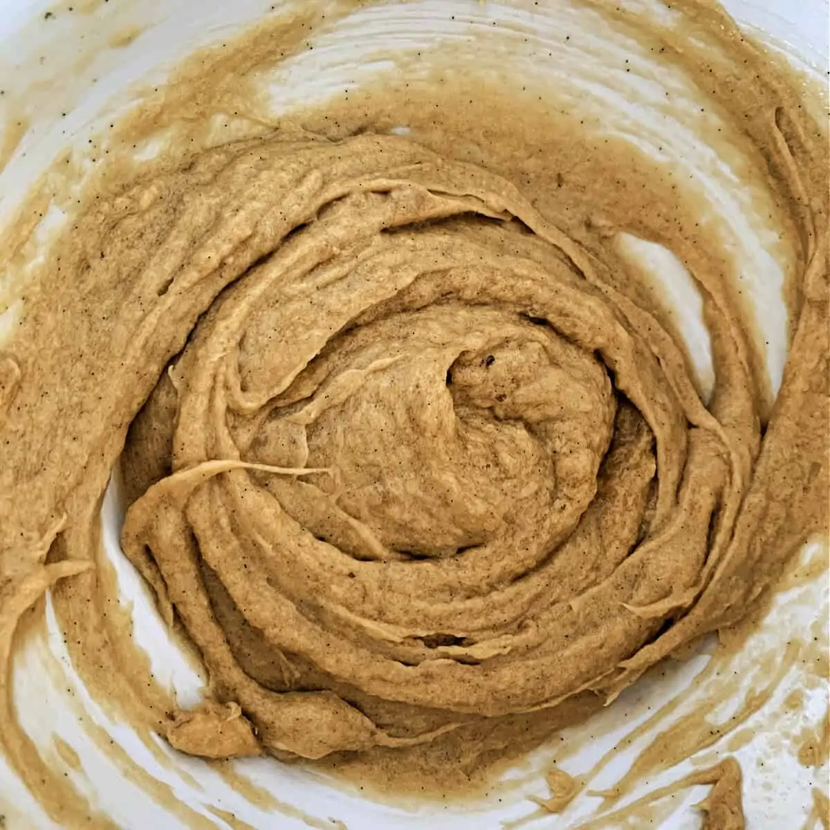 Cookie dough mixture before adding flour.