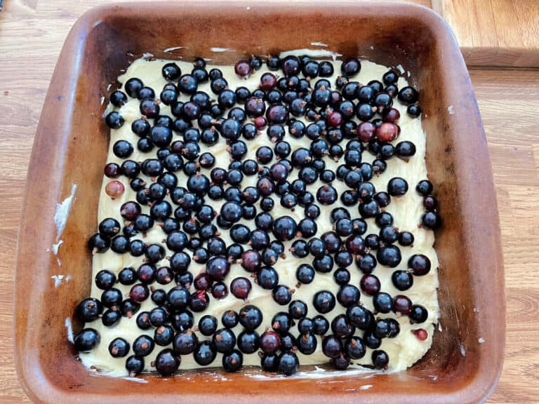 Easy Blackcurrant Traybake BakingQueen74